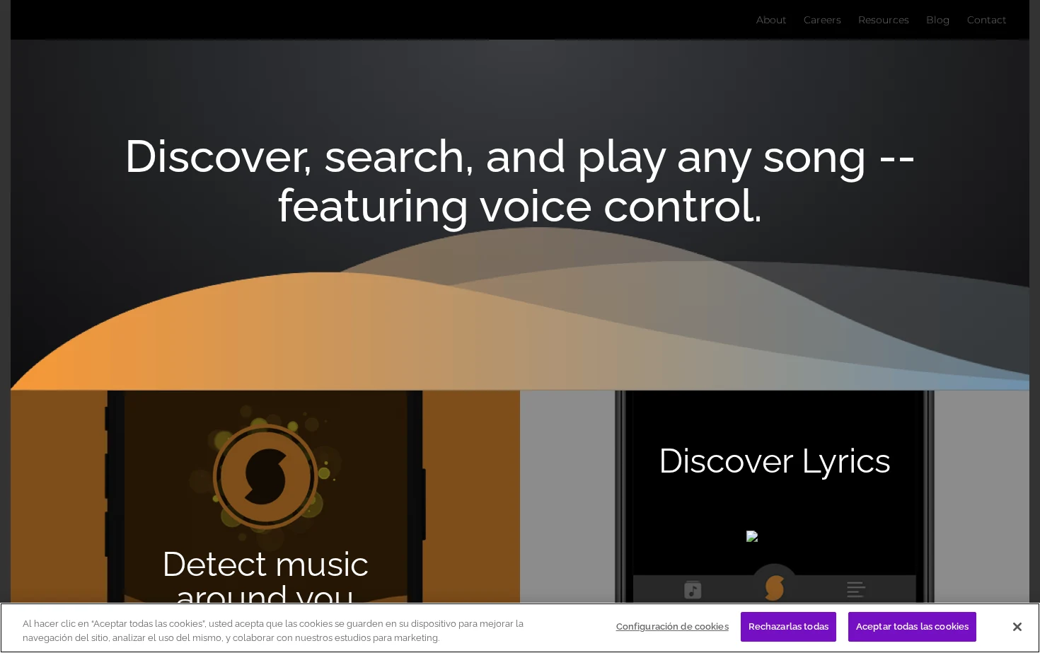 SoundHound Inc. 页面快照
